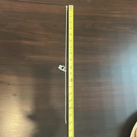 Hello Kitty Silver Plated Crystal Pendant Necklace 18” Chain - Picture 6 of 9